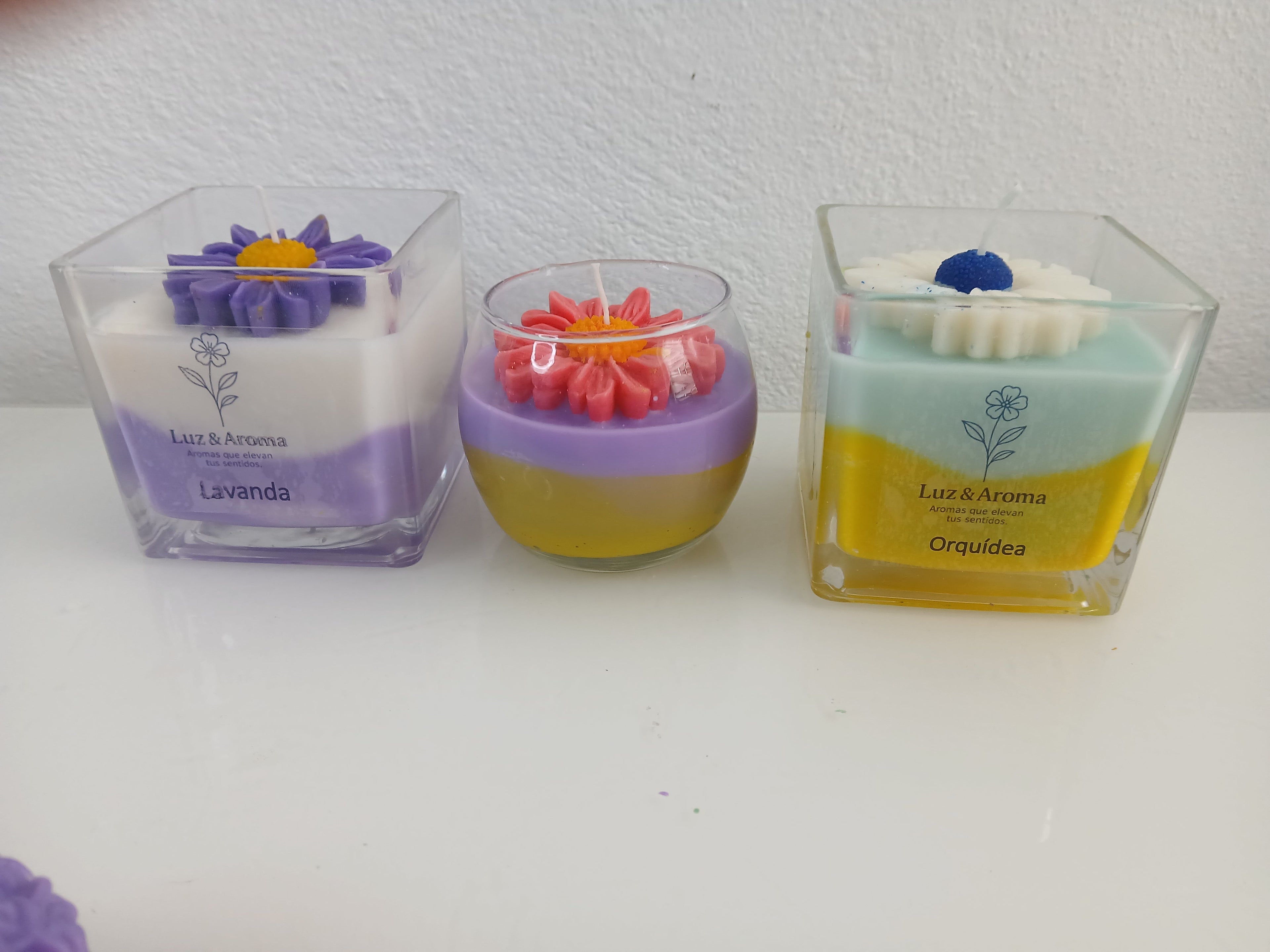Velas en Envase de Cristal
