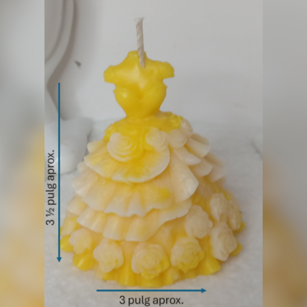 Vestido Imperial - Vela en Forma de Vestido
