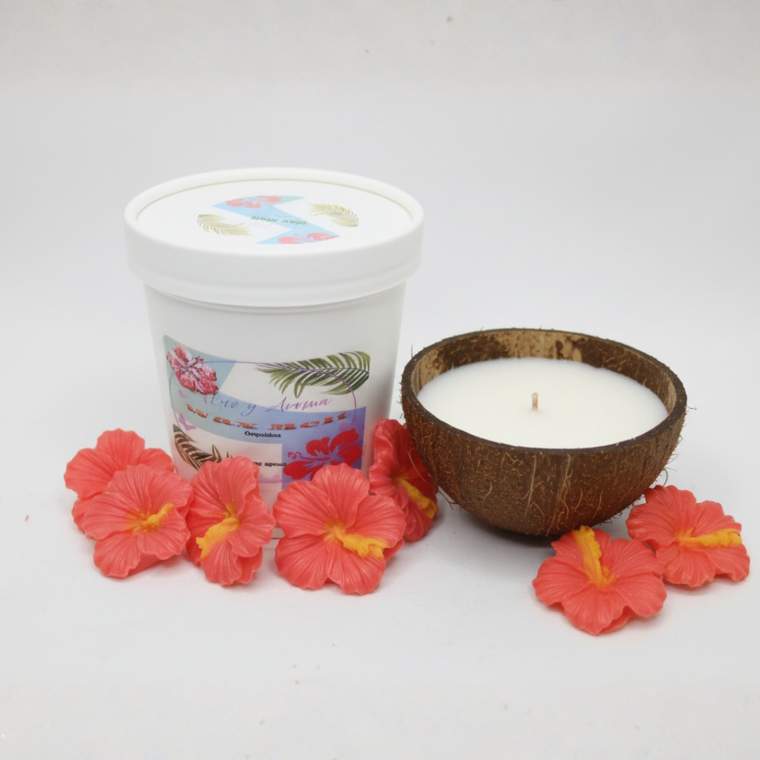 Duo Coco Tropical + Wax Melt Flor de Maga | Luz & Aroma