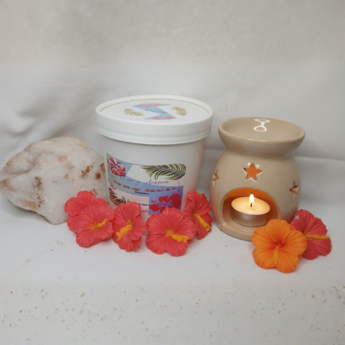 Duo Coco Tropical + Wax Melt Flor de Maga | Luz & Aroma
