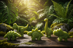Vela Dionosaurio - Set de 6