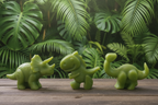 Vela Dionosaurio - Set de 6