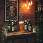 Vela en bar cart