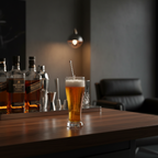 Vela en mini bar moderno